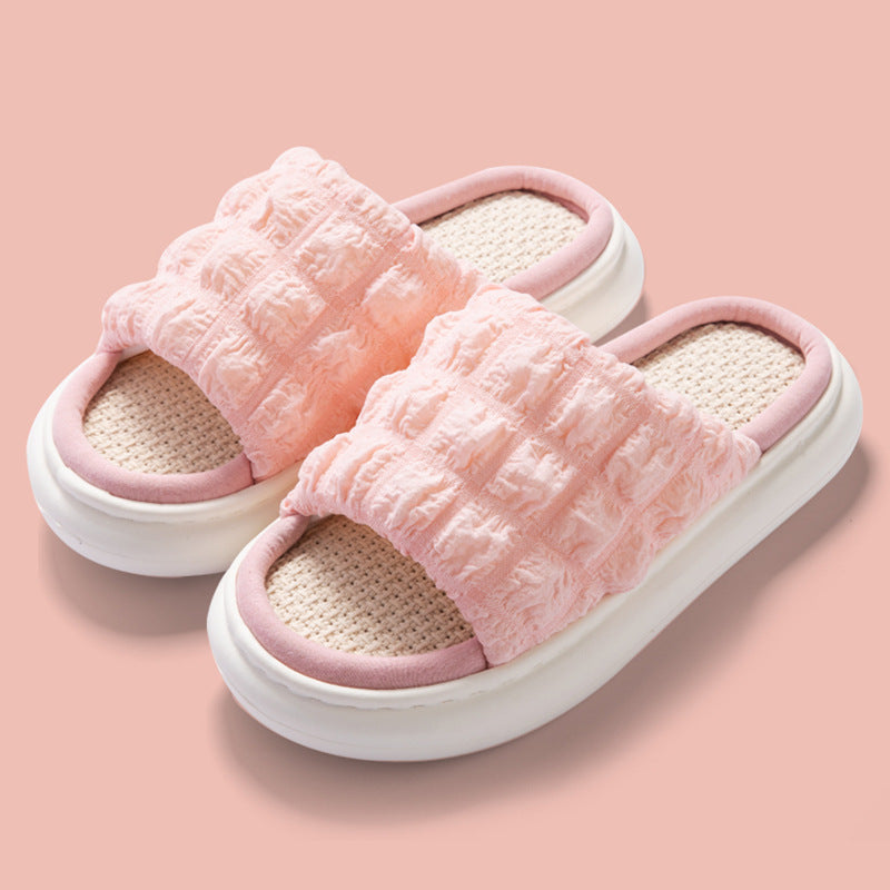 CloudWalk Linen Slippers