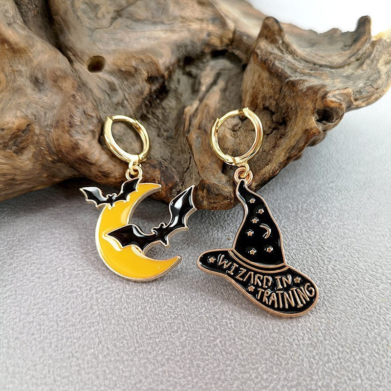 Spooky Trio Cartoon Earrings
