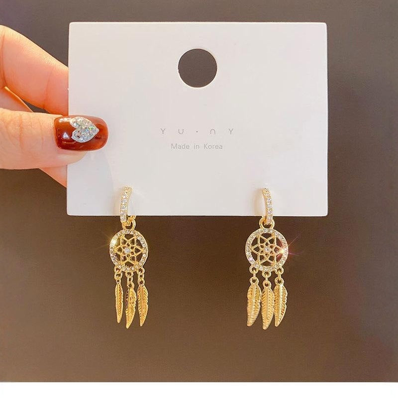 Dreamcatcher Spark Tassel Earrings