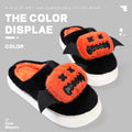 Halloween Cartoon Funny Pumpkin Slippers With Small Wings