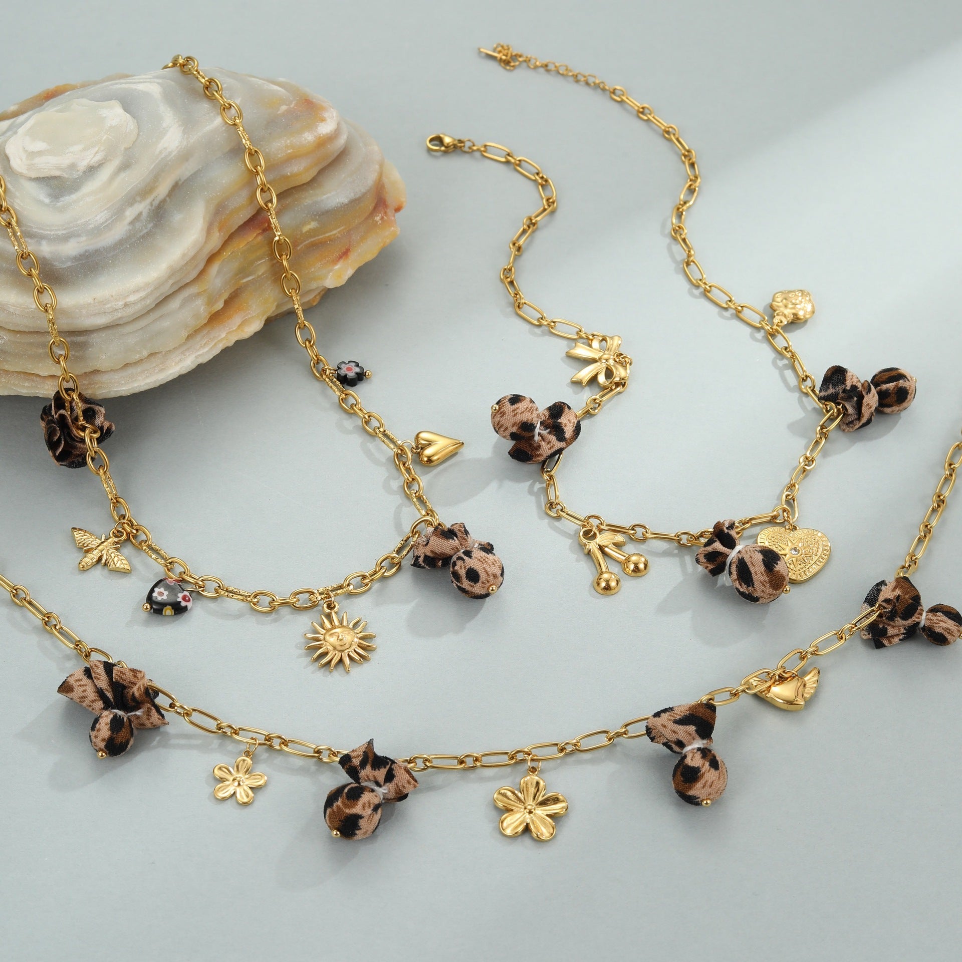 Leopard Bloom Pendant