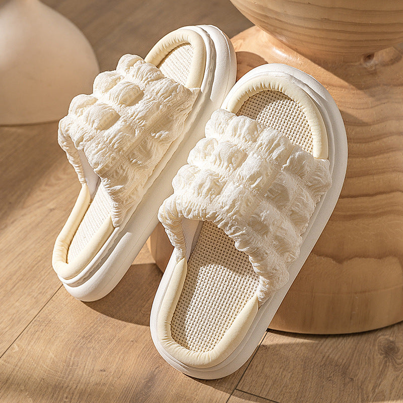 CloudWalk Linen Slippers