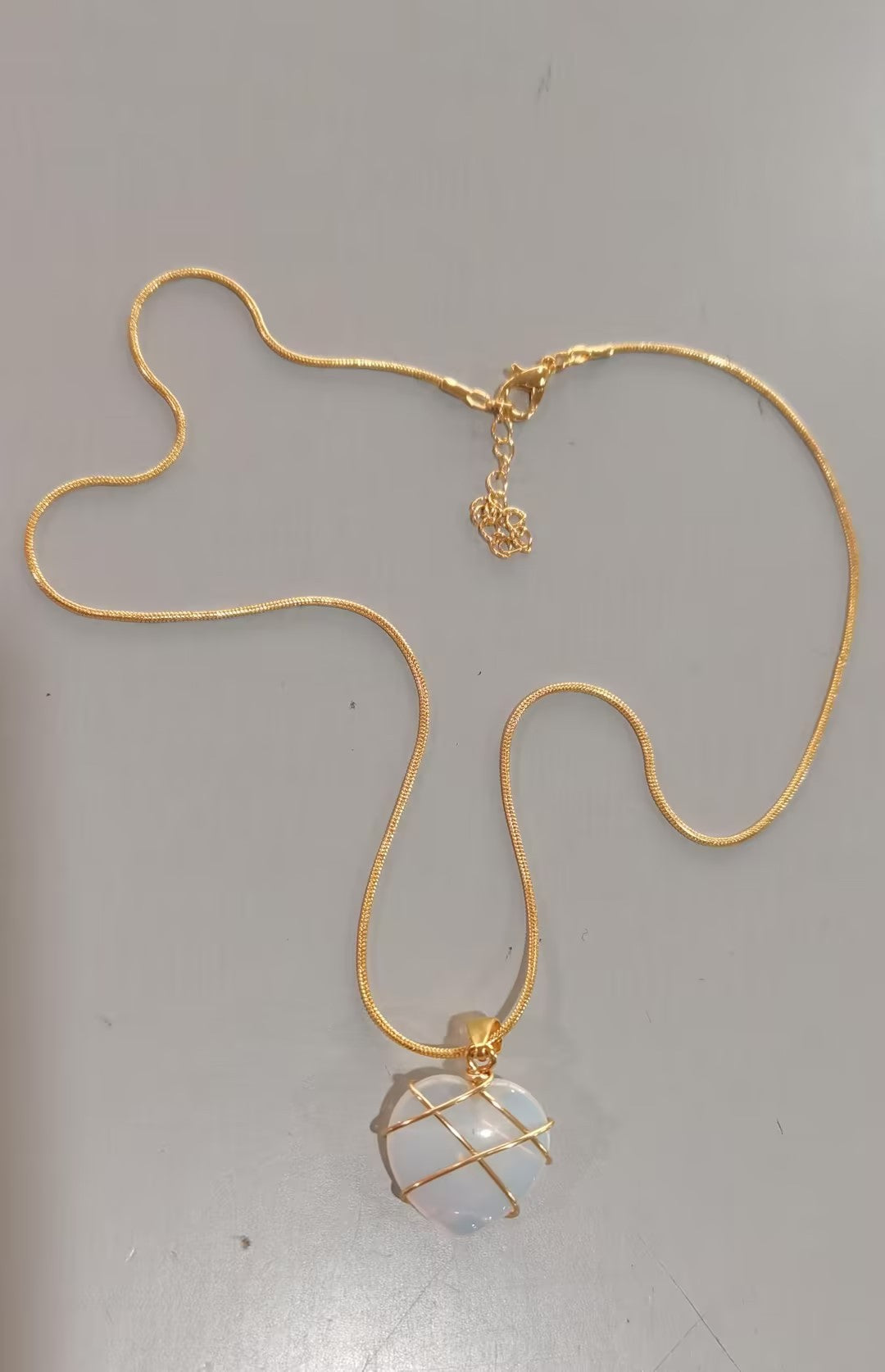 Dreamy Moonstone Love Necklace