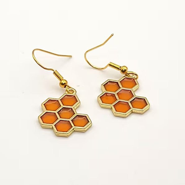 Honeycomb Earrings