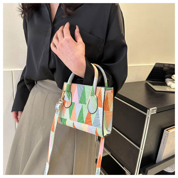 Valence Contrast Shoulder Bag