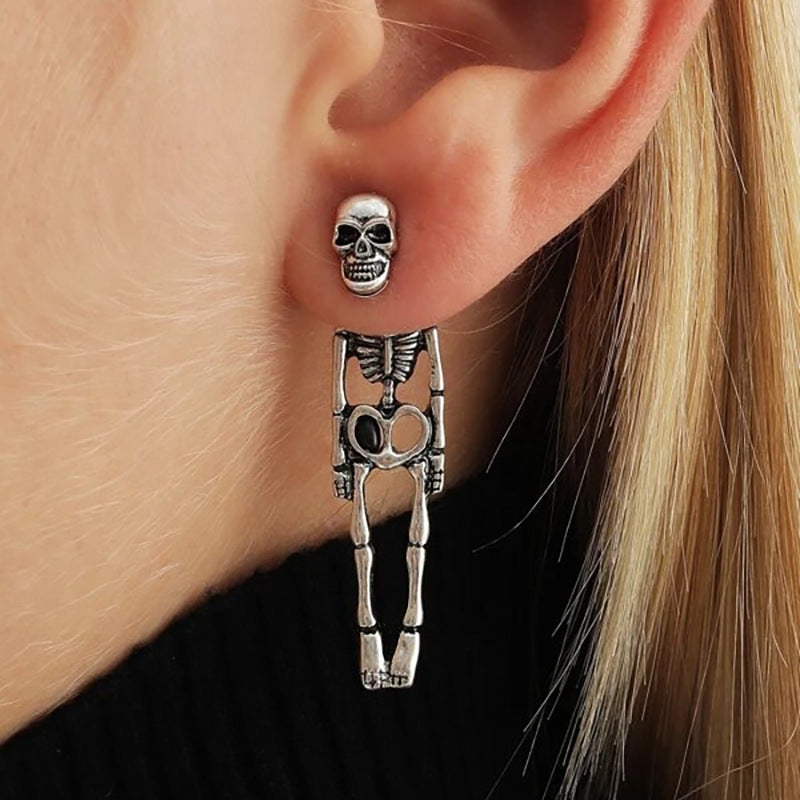 Haunted Skull Detachable Earrings