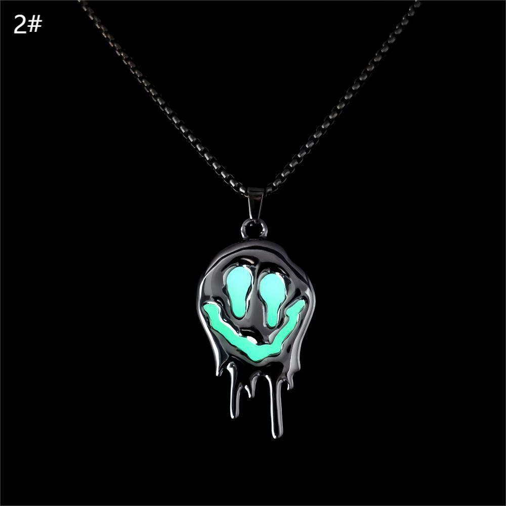 Glowing Ghost Grimace Pendant