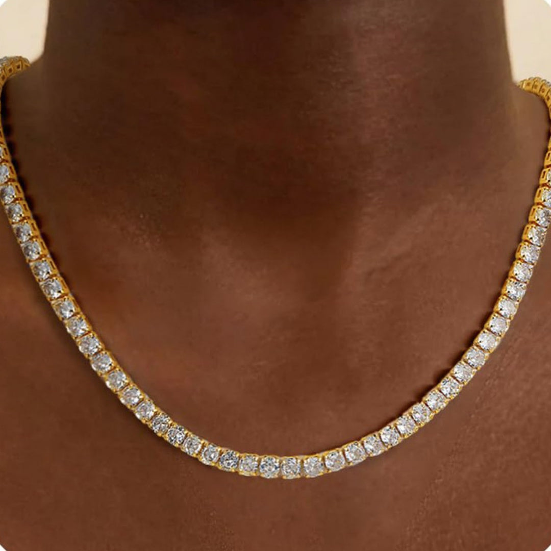 Minimalist Double Oval Pendant Necklace