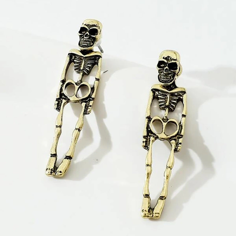 Haunted Skull Detachable Earrings