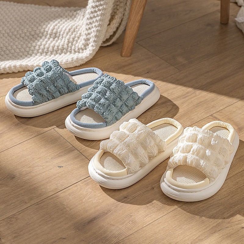 CloudWalk Linen Slippers