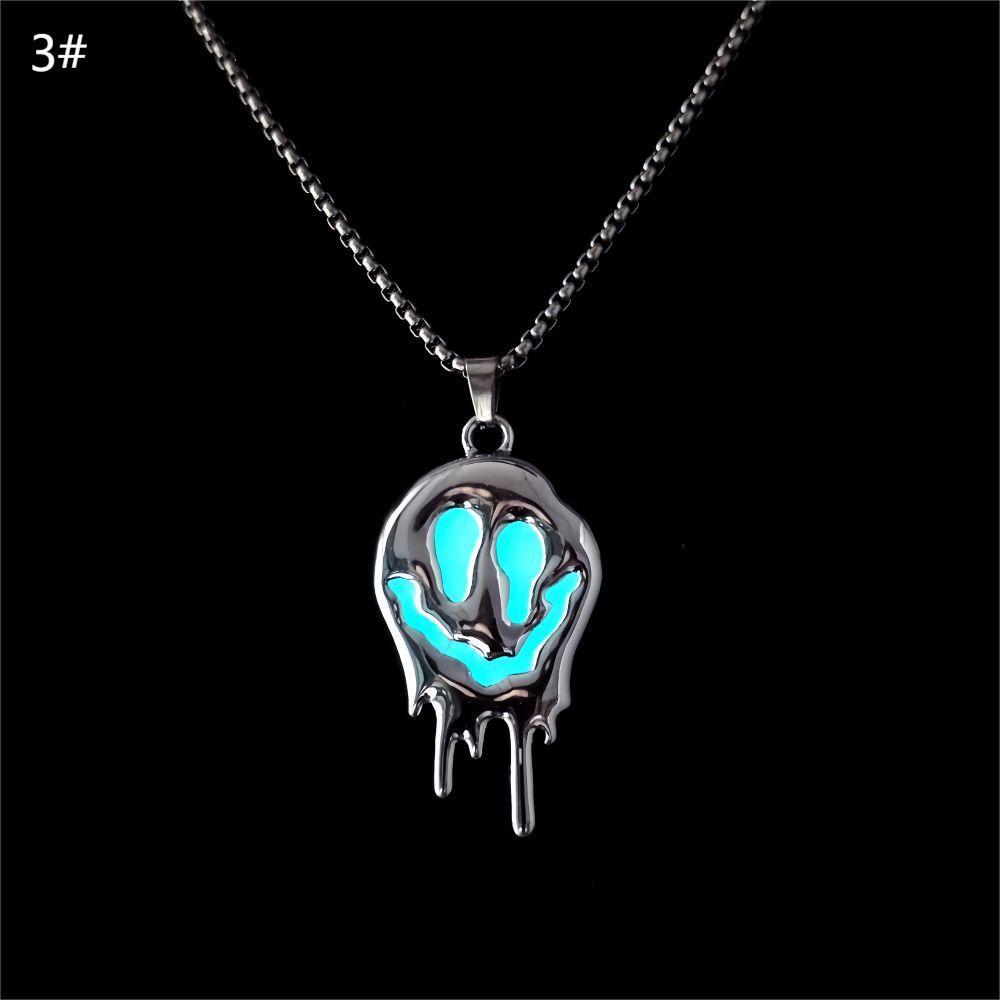 Glowing Ghost Grimace Pendant