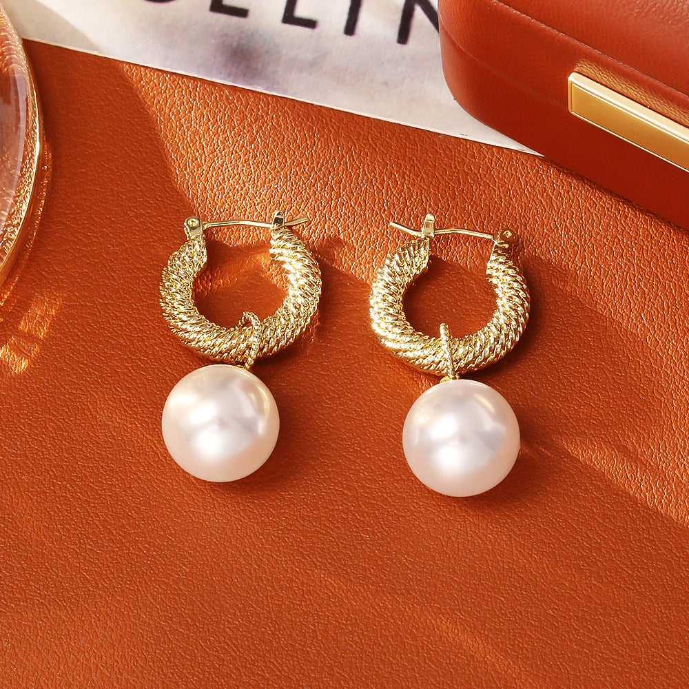 Timeless High-Grade Pearl Earrings