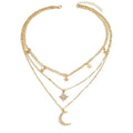 Celestial Glow Multi-Layer Necklace