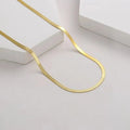 Classic silver and gold snake chain