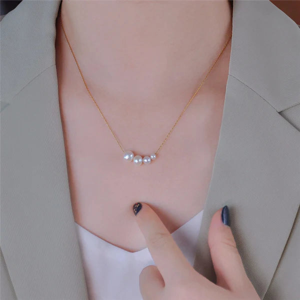 Aurora Pearl Classic Tripple Pearl Pendant