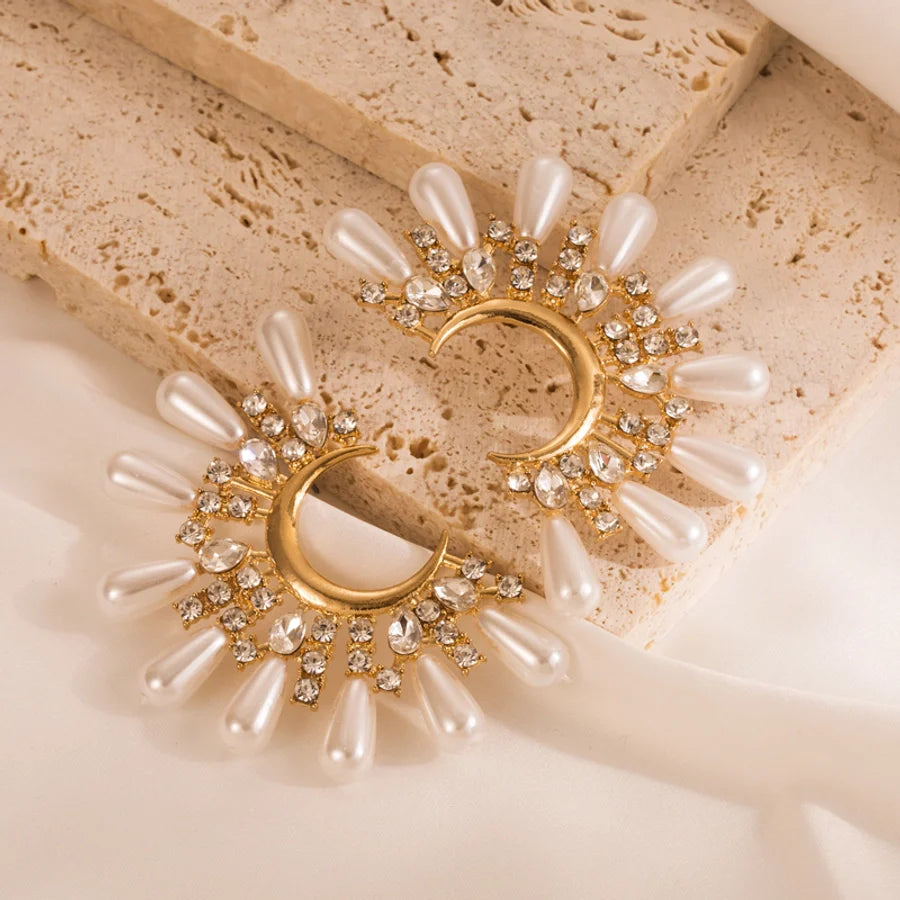Prismé Chunky Pearl and Beads Stainless Steel Earrings