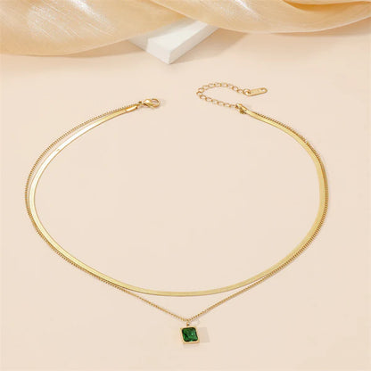 Marina Double Chained Mermaid Pendant