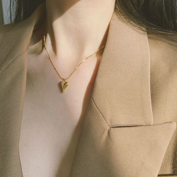 Valentino Gold Heart Necklace