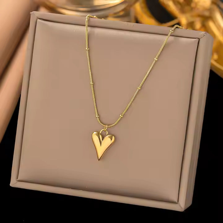 Valentino Gold Heart Necklace